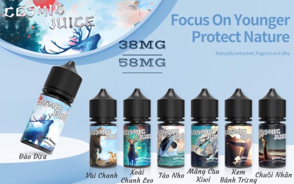 Cosmic Juice Saltnic 38MG/58MG  - 9 Vị chính hãng giá rẻ