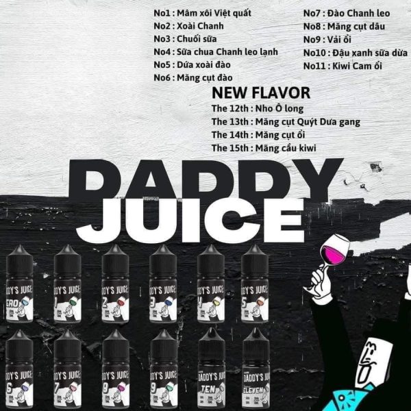 Daddy Juice Saltnic 30MG/50MG (16 vị)