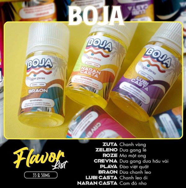 Boja Juice 35/50MG - 8 Vị hoa quả Cực Cool