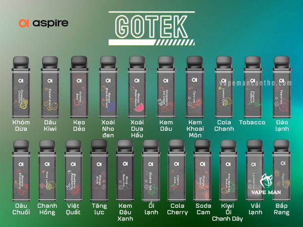 Đầu vị thay thế cho pod Gotek X, Gotek S chính hãng giá rẻ